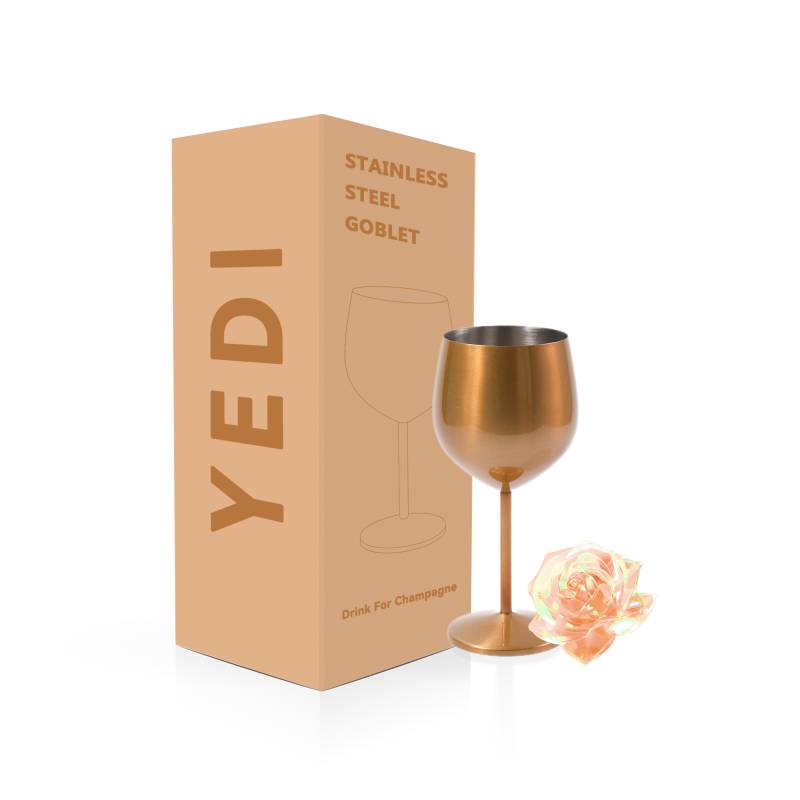 YEDI Personalisierte Bierkrug Premium Weinkrüge Tumbler Edelstahlbecher Benutzerdefiniertes Logo