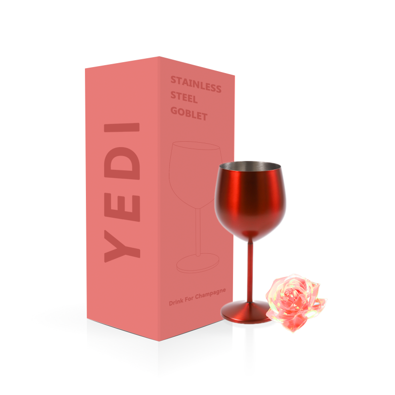 YEDI Personalisierte Bierkrug Premium Weinkrüge Tumbler Edelstahlbecher Benutzerdefiniertes Logo