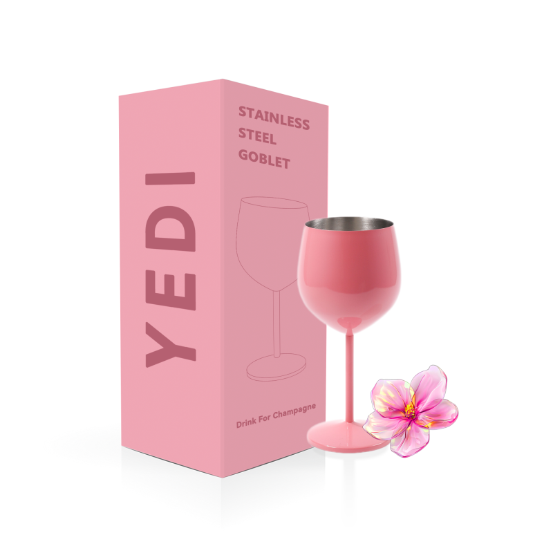 YEDI Personalisierte Bierkrug Premium Weinkrüge Tumbler Edelstahlbecher Benutzerdefiniertes Logo