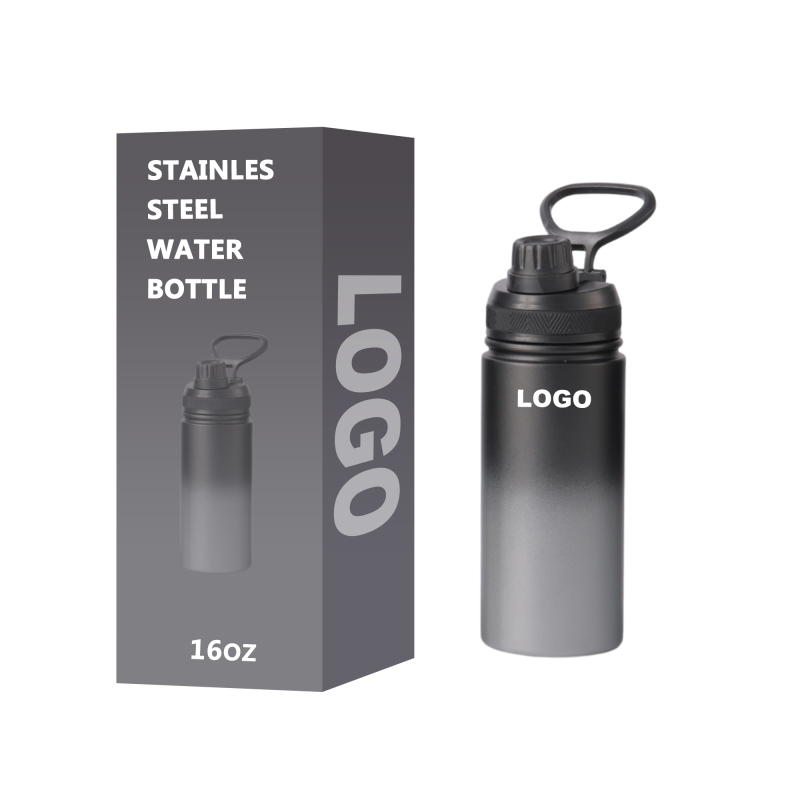 Wholesale Custom 16oz/480ml Stainless Steel Water Bottle for Kids Vacuum Sport Water Bottles for Travel