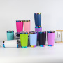 Wholesale 20oz Rainbow Stainless Steel Insulated Travel Tumbler Reusable Car Coffee Mug Lid for Laser Vacuum Flasks Thermoses