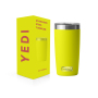 YEDI 10oz Classic Camp Cocktail Tumbler Hot Sell 10 oz Firefly Yellow Wine Glass with Slider Lid Customizable Logo