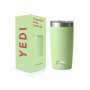 YEDI 10oz Classic Camp Cocktail Tumbler Hot Sell 10 oz Firefly Yellow Wine Glass with Slider Lid Customizable Logo