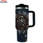 YEDI 40oz H2.0  Tumbler Stainless Steel Double Wall True Air-proof Tumbler Constellation Pattern Travel Mug
