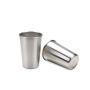 YEDI 16 Ounce Stainless Steel Pint Cups Shatterproof Cup Tumblers Unbreakable Metal Drinking Glasses for Bar, Home, Restaurant