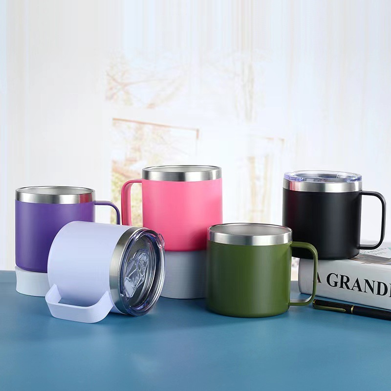 YEDI Insulated Mug with Lid Portable Vacuum Sealed Double Wall Stainless Steel 14oz Tumbler CLASSIC Mugs Mug Cup Cups Coffee