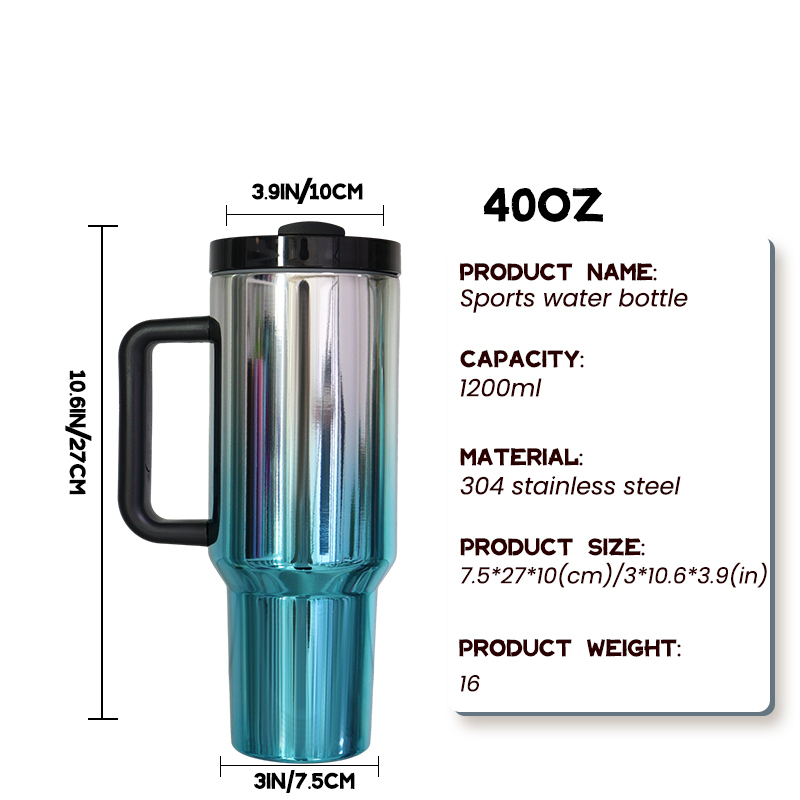 YEDI 40oz Classic Car Cup Mug UV DTF Wraps Waterproof Vinyl Stickers Compatible with Camping Tumblers