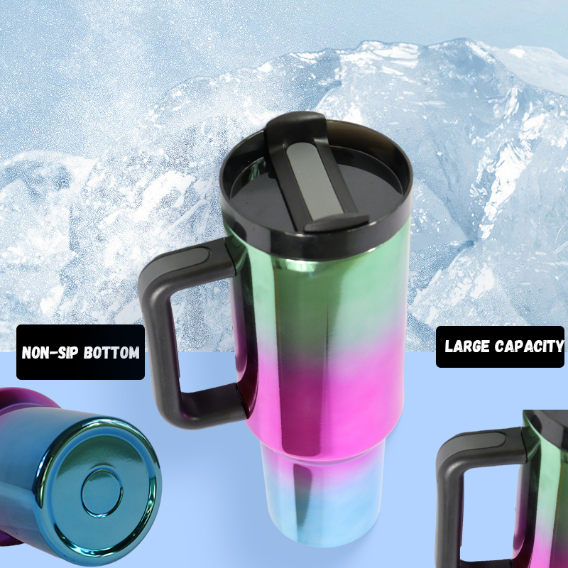 YEDI 40oz Classic Car Cup Mug UV DTF Wraps Waterproof Vinyl Stickers Compatible with Camping Tumblers