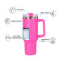 40 oz Tumbler with Handle H2.0 304 Stainless Steel Travel Mug Double Wall Vacuum Reusable Insulated Sports Travel Mugs