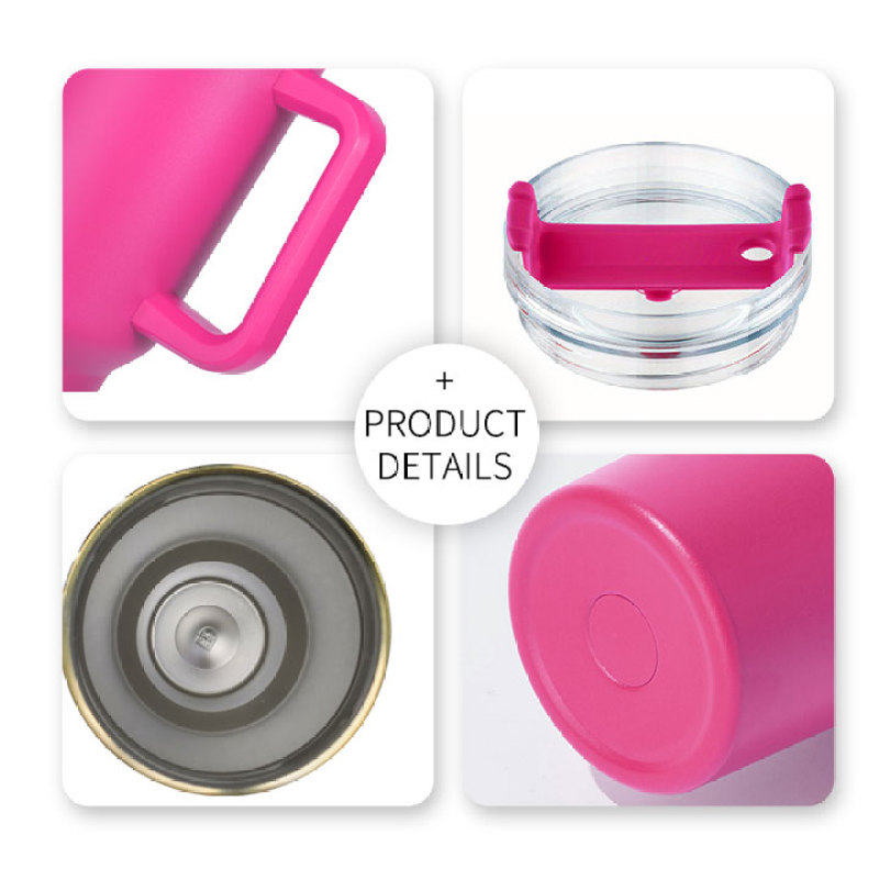 40 oz Tumbler with Handle H2.0 304 Stainless Steel Travel Mug Double Wall Vacuum Reusable Insulated Sports Travel Mugs