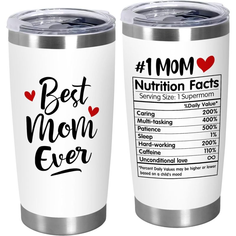 YEDI Customizable Logo Tumbler Perfect Women's Gift for Mom on Mother's Day Wedding Anniversary for Coffee Wine Powder Coating