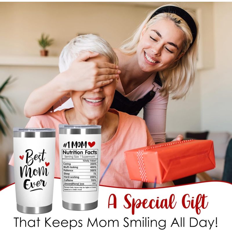 YEDI Customizable Logo Tumbler Perfect Women's Gift for Mom on Mother's Day Wedding Anniversary for Coffee Wine Powder Coating