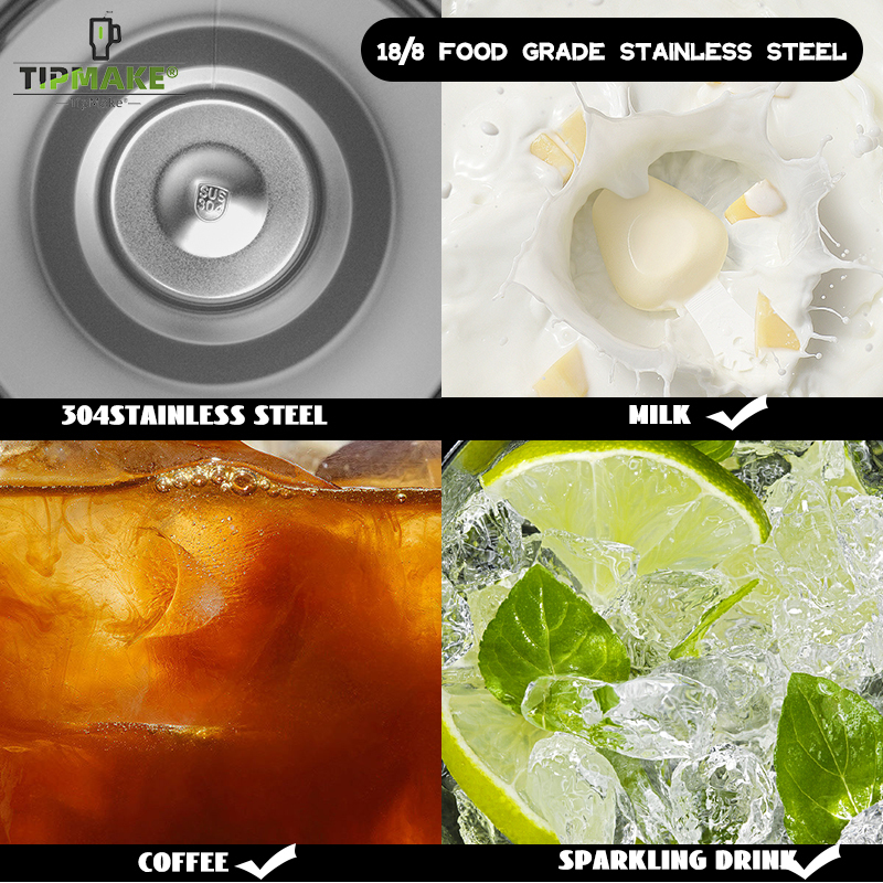 YEDI Isolierbecher mit Henkel, 30 oz, Reisebecher aus Edelstahl mit Deckel und Strohhalm