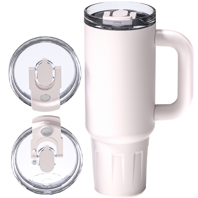 40oz Tumbler with Handle Double Wall Vacuum 304 Stainless Steel Customize logo Water Bottle Drinkware  20oz 30oz 40oz