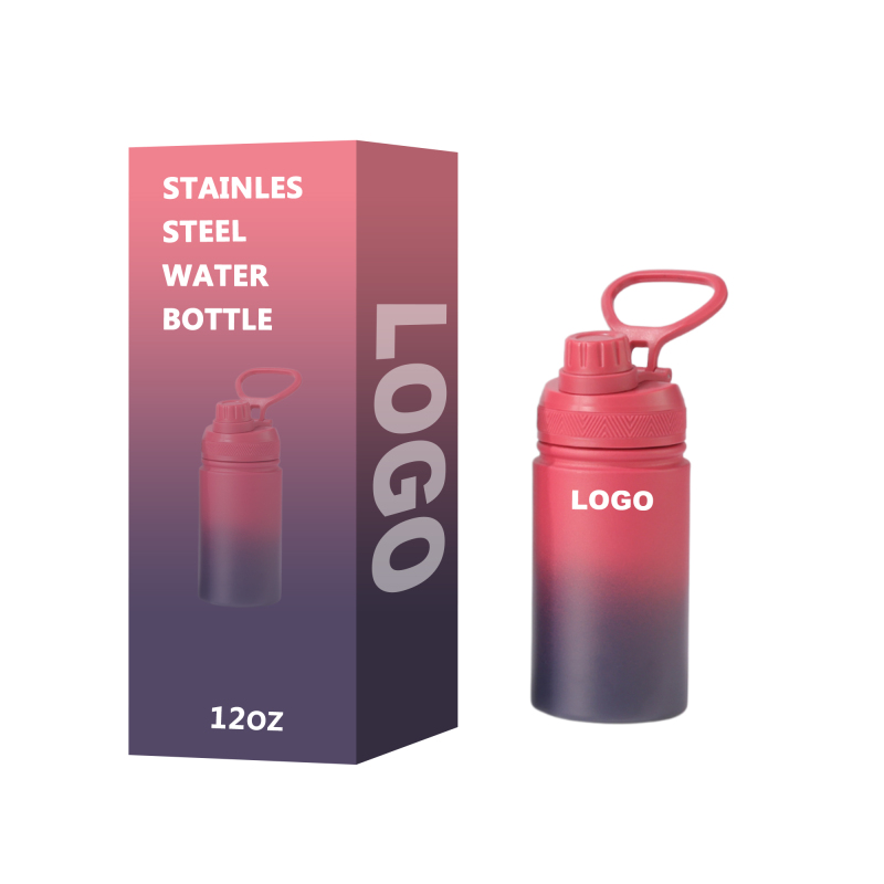 New Color Matching 32oz Stainless Steel Double Wall Insulated Water Bottle with Lid BPA Free Vacuum Bottle with Silicone Boot
