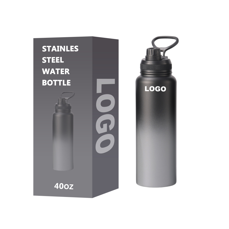 YEDI 32oz 40oz 64oz Wide Mouth Eco Powder Coated Stainless Steel Vacuum Gallon Insulated 1L Water Bottle Jug Handle for Travel