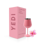 YEDI Customizable Logo Double Wall Insulated Unbreakable Wine Tumbler Stainless Steel Goblet Lids Insulated Stem Size Options