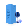 YEDI Customizable Logo Double Wall Insulated Unbreakable Wine Tumbler Stainless Steel Goblet Lids Insulated Stem Size Options