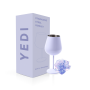 YEDI Customizable Logo Double Wall Insulated Unbreakable Wine Tumbler Stainless Steel Goblet Lids Insulated Stem Size Options