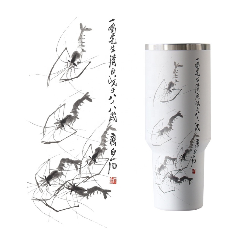 Tumbler H4.0 Leopard Print Stainless Steel Vacuum Insulated Tumbler with Lid for Iced Beverages Art Series