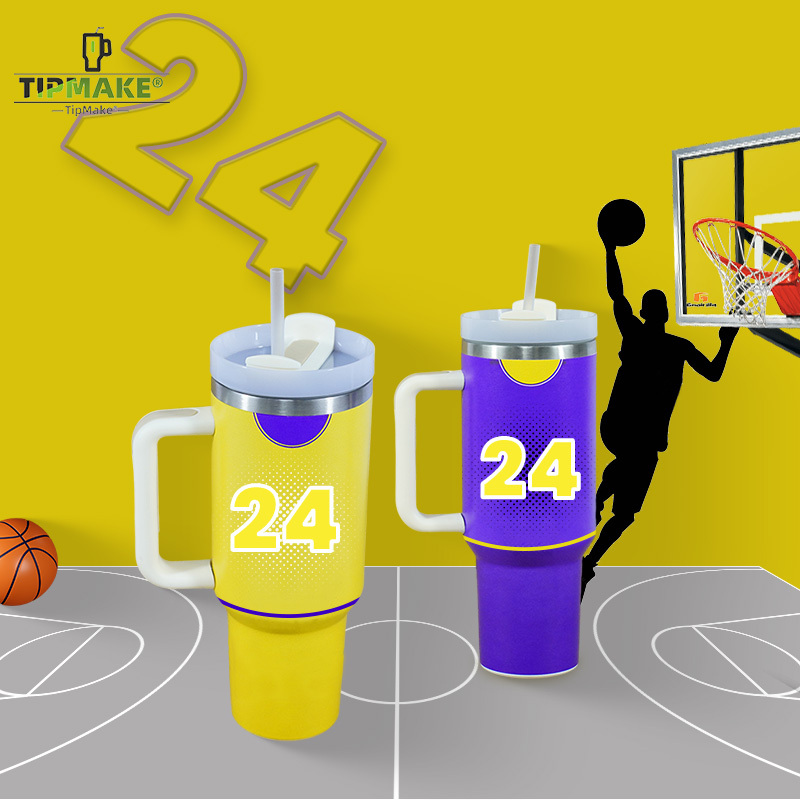 Лидер продаж YEDI 40 унций, вакуумная дорожная кружка из нержавеющей стали с двойными стенками, ручкой и крышками