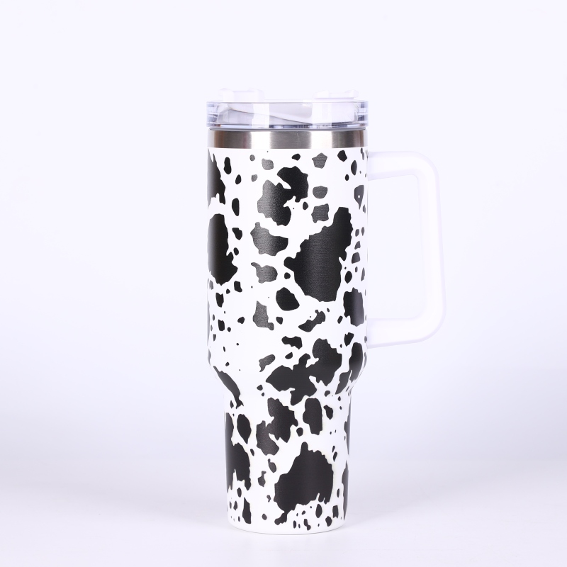 YEDI Top Sales 40oz Double Wall Stainless Steel Vacuum Travel Mug With Handle and Lids