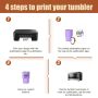 YEDI 3oz Mini Tumbler Shot Glass with Straw Cute Stainless Steel Blank Shot Glasses Set for Parties Drink Cup