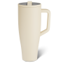 40oz Slim Double Wall Vacuum Insulated Travel Mug Leakproof Tumbler with Handle and Straw for On-the-go Use