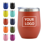 Christmas Beer Coffee Mug Spill-proof Small Tumbler Customizable Stainless Steel for Party 12oz 350ml Mugs Plastic Cups with Lid