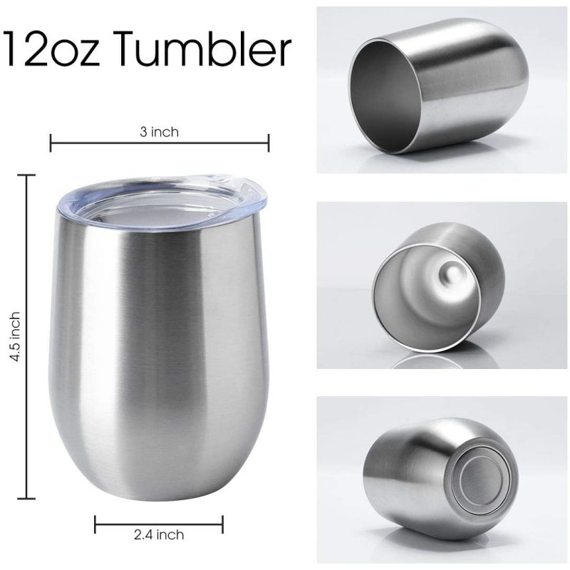 Christmas Beer Coffee Mug Spill-proof Small Tumbler Customizable Stainless Steel for Party 12oz 350ml Mugs Plastic Cups with Lid