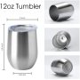 Christmas Beer Coffee Mug Spill-proof Small Tumbler Customizable Stainless Steel for Party 12oz 350ml Mugs Plastic Cups with Lid