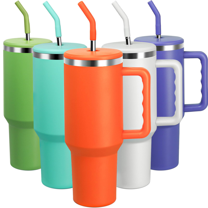 YEDI H3.0 40oz Insulated Travel Mug Stainless Vacuum Metal Cup with Lids and Straw for Camping