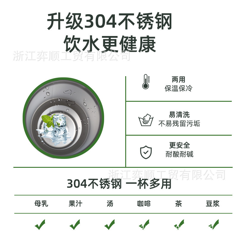 YEDI 20oz 30oz Edelstahl Thermo-Trinkgeschirr Isolierter Reisebecher Weithals-Camping-Vakuumbecher mit Strohhalm