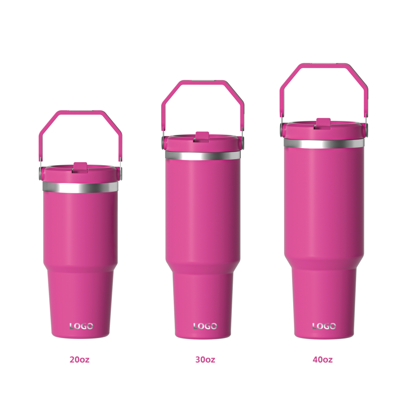 YEDI Wholesale Vacuum Cup Stainless Travel Mug BPA-FREE 20oz 30oz 40oz Tumbler Coffee Mugs Stainless Steel Flip Straw Tumbler