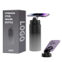 YEDI Customised Gym Water Bottle BPA-Free Stainless Steel Vacuum Holder with Phone Holder Feature