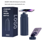 YEDI Customised Gym Water Bottle BPA-Free Stainless Steel Vacuum Holder with Phone Holder Feature