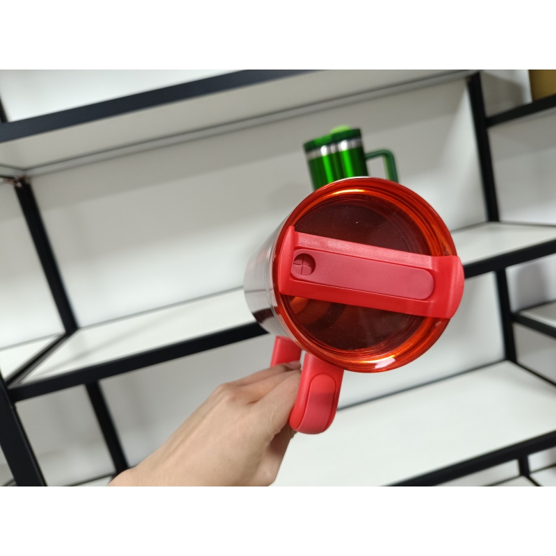 H2.0 in Stock 40oz Travel Coffee Mug Red Green Christmas Tumbler for Laser Engraved Christmas Vacation Tumbler for Sublimation