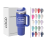 YEDI 40 Oz H2.0 Tumbler Stainless Steel Double Wall Vacuum Leak Proof Coffee Tumbler Mugs Outdoor Coffee Travel Mug