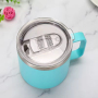 YEDI China Supplier 14 oz Custom logo Double Wall Vacuum Insulated Coffee Mug with Handle and Lid Stainless Steel Coffee Mug
