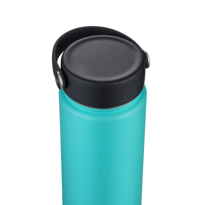YEDI 16oz BPA-Free Wide-Mouth Stainless Steel Vacuum-Insulated Sports Water Bottle Flask for Camping