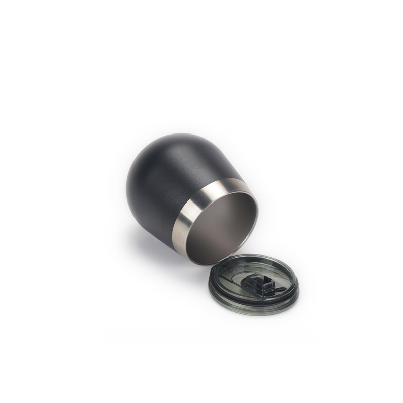Wholesale 10oz Stainless Steel Wine for Mugs with Silicone Base and Dustproof Lid for Wine Enthusiasts