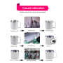 Custom 10oz & 14oz Insulated Double Wall Stainless Steel Travel Mug Camper Camping Tumbler with Handle Lid Vacuum Flask Thermos
