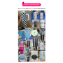 YEDI Customized Double Wall Stainless Steel Tumbler Insulated Water Bottle with Travel Handle and Wide Mouth Straw for Mugs