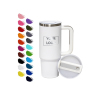 Hot Sale 30 oz Tumbler with Handle and Straw Insulated Water Bottle with Straw Tumbler With Durasip Ceramic Lining