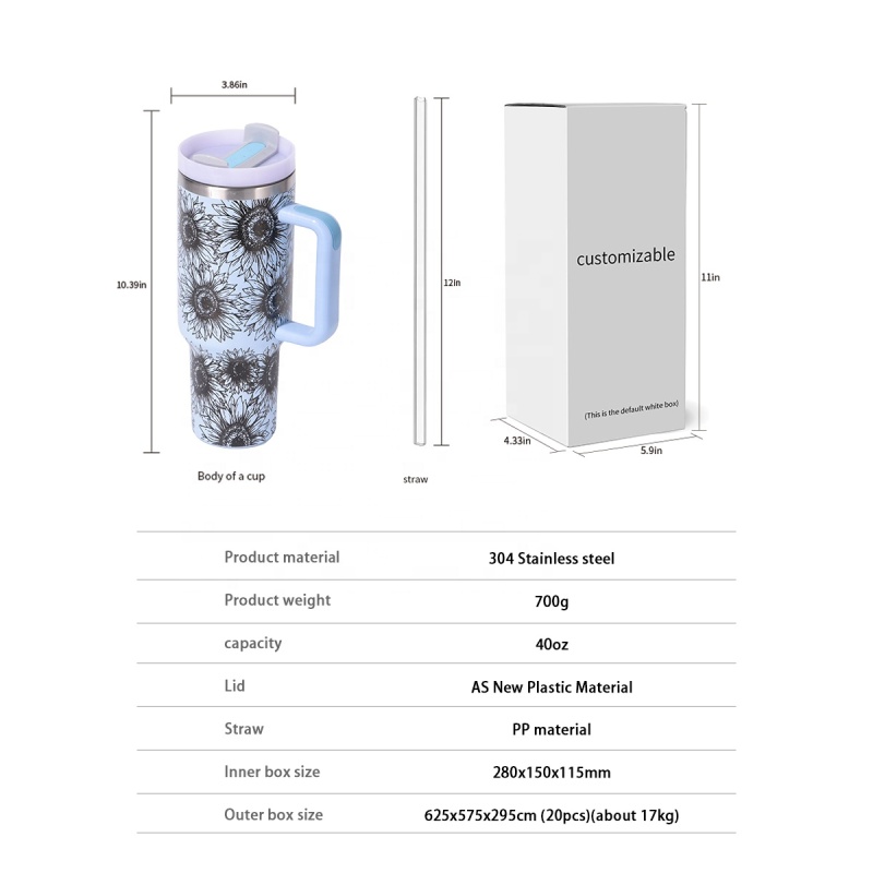 YEDI Adventure Double Wall Vacuum Travel Mug Stainless Steel Custom 40 Oz Eco-friendly 40oz Camping CLASSIC Mugs Camping Cup