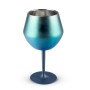2025 New Design 14oz Removable Stainless Steel 304 Wine Glass Cup Custom Travel Double Wall Wine Cup Tumbler