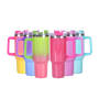 30oz 40oz Large Capacity 304 Stainless Steel Tumbler Insulated Water Bottle Handle Lid Straw for Outdoor Vacuum Flask Thermos
