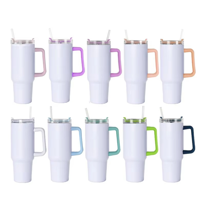 YEDI USA Gobelet isotherme en acier inoxydable de 40 g, tasse à café de 40 g avec poignée et couvercle personnalisables