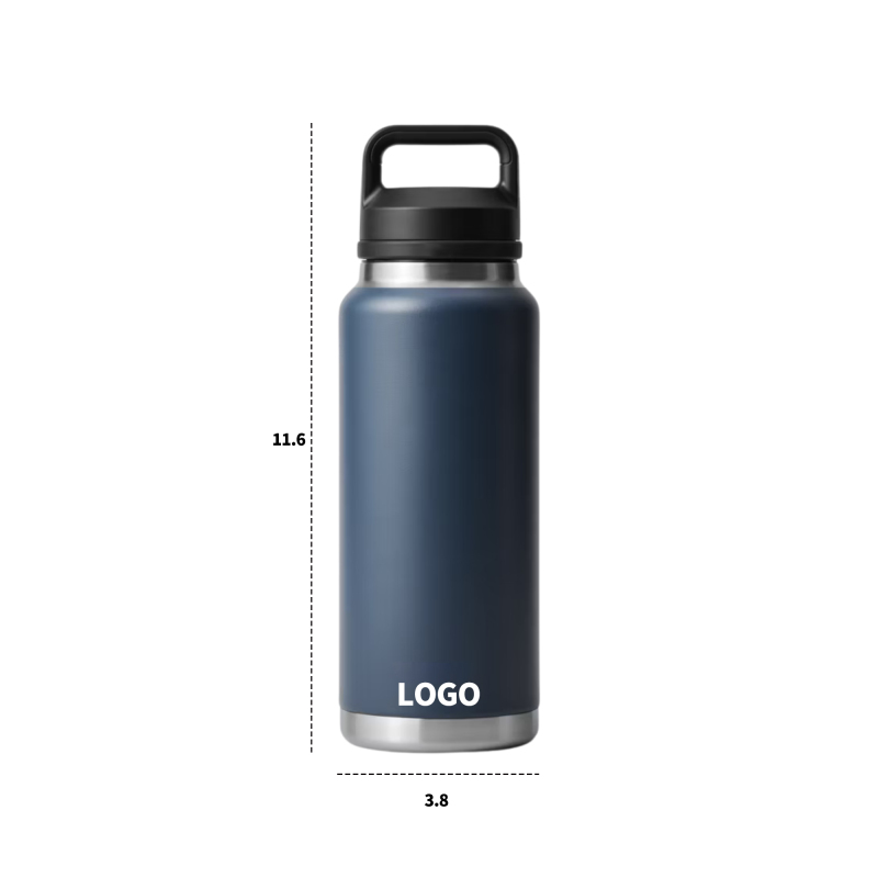 Double Wall Stainless Steel Tumbler with Straw Wholesale Bulk Water Bottle with Handle Custom Tumbler  12oz 18oz 36oz Bottle