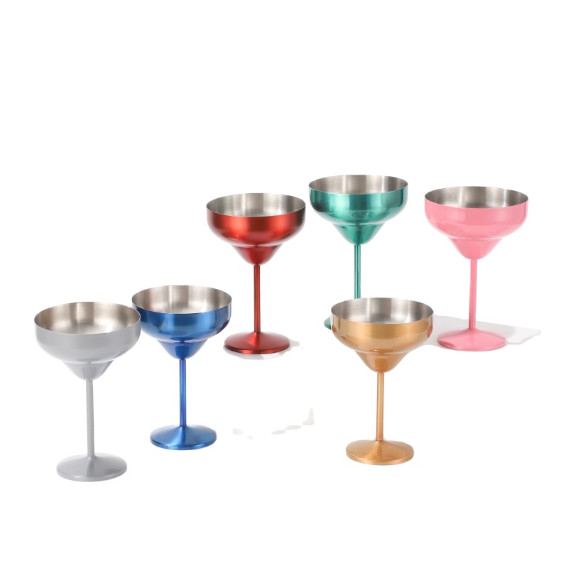 Popular Cup Metal Stainless Steel Wine Glasses Stopper Drinking Custom Goblet Goblet Red Wine Mug